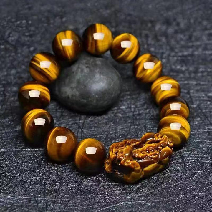 Tiger Eyes Pixiu Bracelet: Attract Wealth and Prosperity