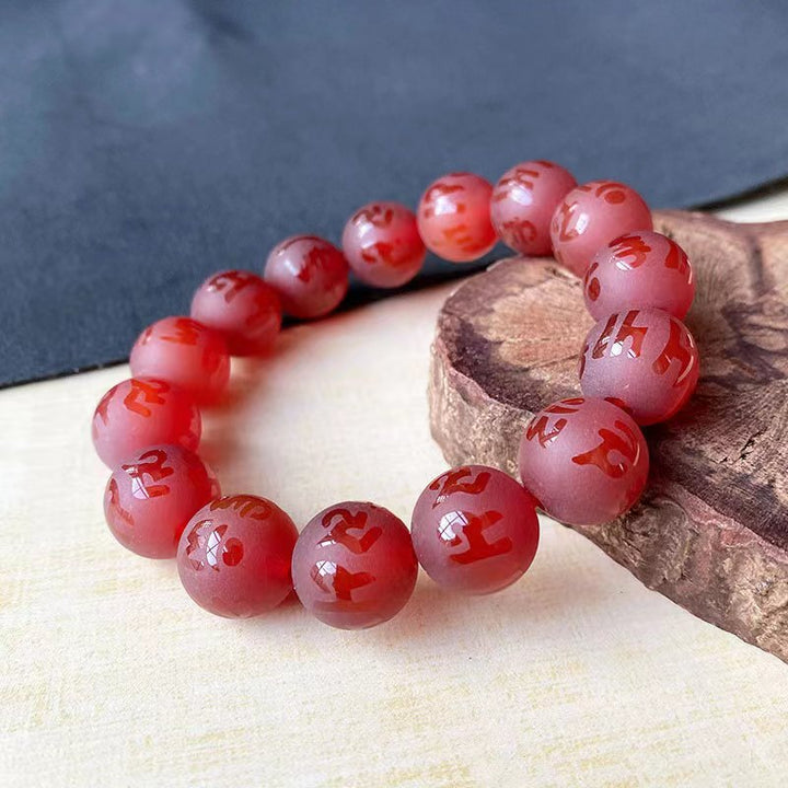 Carnelian Agate Stone Fengshui Bracelet