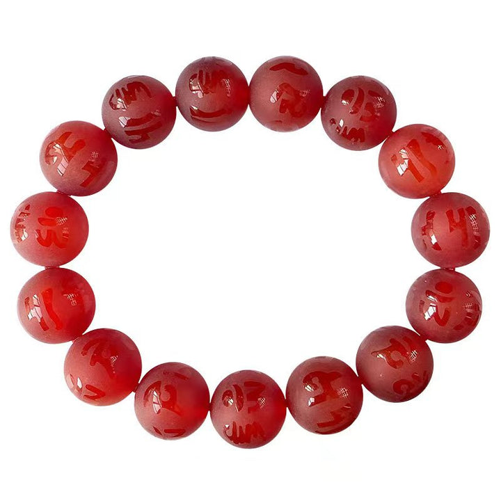 Carnelian Agate Stone Fengshui Bracelet