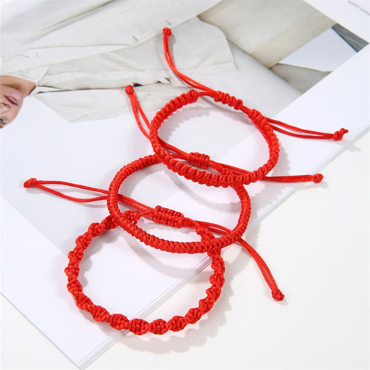 Handcrafted Tibetan Buddhist Knot Lucky Rope Bracelet