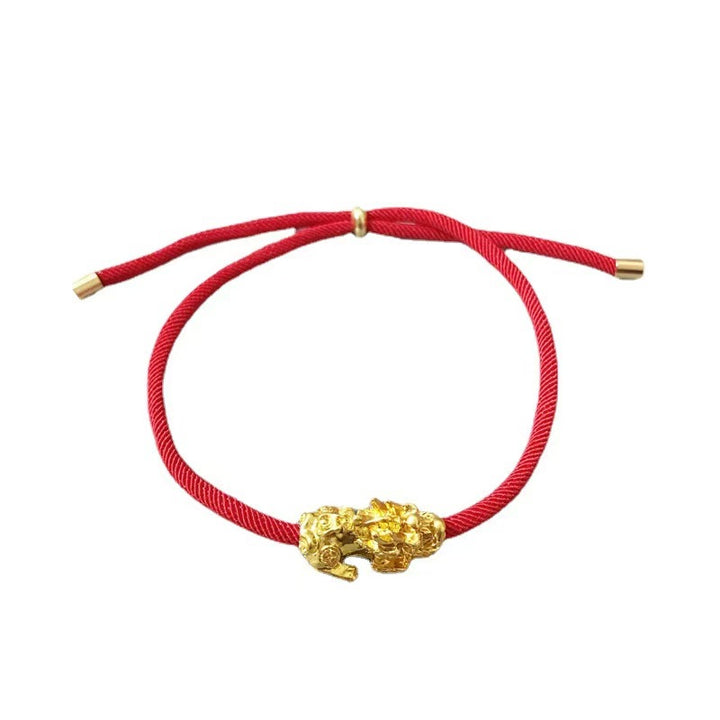 Empowering Lucky Red String Pixiu Bracelet: Attract Wealth and Prosperity